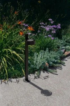 Marset Plaff-On B IP65 Bollard Lamp, Black -Fredericia Sales MARSET HR PLAFF ON BOLLARD WITH AMBIANCE