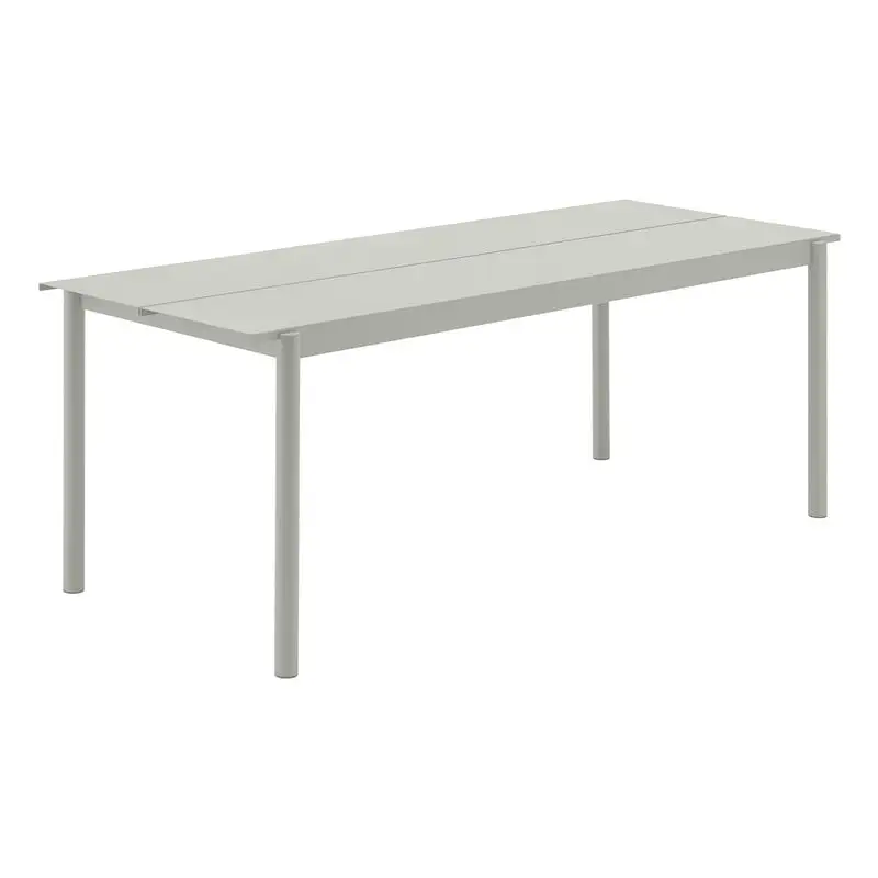 Muuto Linear Steel Table, 200 X 75 Cm, Grey 3 Muuto Linear Steel Table, 200 X 75 Cm, Grey