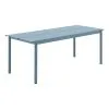 Muuto Linear Steel Table, 200 X 75 Cm, Pale Blue -Fredericia Sales MU31216role
