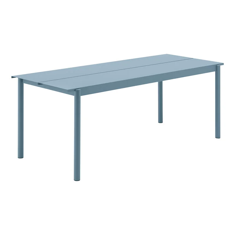 Muuto Linear Steel Table, 200 X 75 Cm, Pale Blue 3 Muuto Linear Steel Table, 200 X 75 Cm, Pale Blue