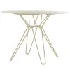Massproductions Tio Dining Table, 100 Cm, Ivory