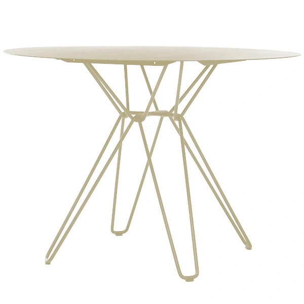 Massproductions Tio Dining Table, 100 Cm, Ivory 3 Massproductions Tio Dining Table, 100 Cm, Ivory