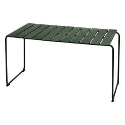 Mater Ocean OC2 Table, 140 X 70 Cm, Green -Fredericia Sales Mater 09324 OceanOC2 4persTable Packshot Side