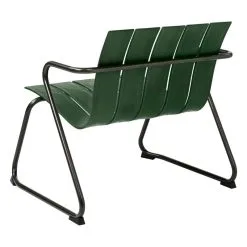 Mater Ocean OC2 Lounge Chair, Green -Fredericia Sales Mater 09334 OceanOC2 LoungeChair Packshot Back