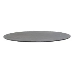 Cane-line Twist Coffee Table, Diam. 70 Cm, Lava Grey - Fossil Black -Fredericia Sales P70COB