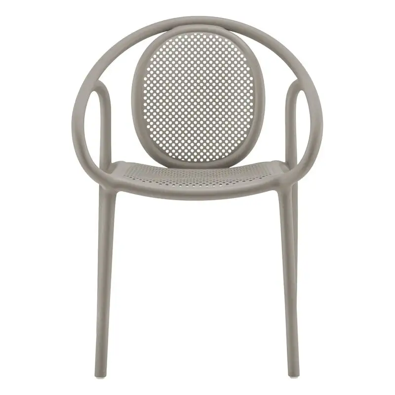 Pedrali Remind 3735r Armchair, Recycled Plastic, Grey 4 Pedrali Remind 3735r Armchair, Recycled Plastic, Grey - Image 2