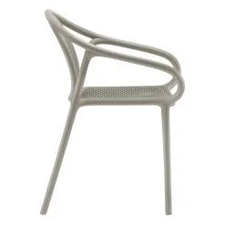 Pedrali Remind 3735r Armchair, Recycled Plastic, Grey 9 Pedrali Remind 3735r Armchair, Recycled Plastic, Grey -Fredericia Sales Remind 3735 RG 2