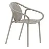 Pedrali Remind 3735r Armchair, Recycled Plastic, Grey -Fredericia Sales Remind 3735 RG 3