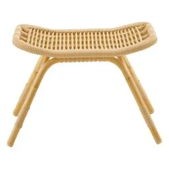 Sika-Design Monet Exterior Footstool, Natural -Fredericia Sales SD E184 NU Monet footstool front