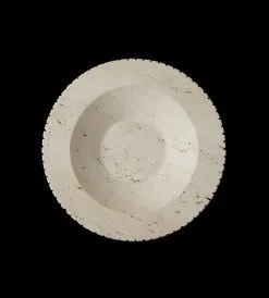 Fredericia Locus Bowl, 40 Cm, Travertine -Fredericia Sales SOE 8215 travertin