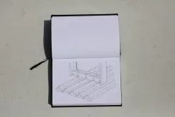 Vaarnii 013 Osa Outdoor Bench, 270 Cm, Pine 11 Vaarnii 013 Osa Outdoor Bench, 270 Cm, Pine -Fredericia Sales Sketch by Henrik Tjaerby 2