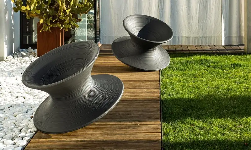 Magis Spun Chair, Anthracite 4 Magis Spun Chair, Anthracite - Image 2