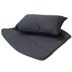 Cane-line Breeze Lounge Chair Cushion Set, Black