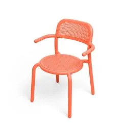 Fatboy Toní Armchair, 4 Pcs, Tangerine -Fredericia Sales fatboy ton armchair tangerine packshot 01 105645 role