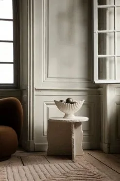 Ferm LIVING Fountain Centerpiece, Off White -Fredericia Sales fermLIVING AW21 MineralSculpturalTable FountainCentrepiece image 1