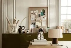 Ferm LIVING Ceramic Basket, XL, Off-white 7 Ferm LIVING Ceramic Basket, XL, Off-white -Fredericia Sales fermLIVING AW21 PostTableLampBaseSolid EclipseLampshadeShort CeramicBasketXL MorfSculpture image