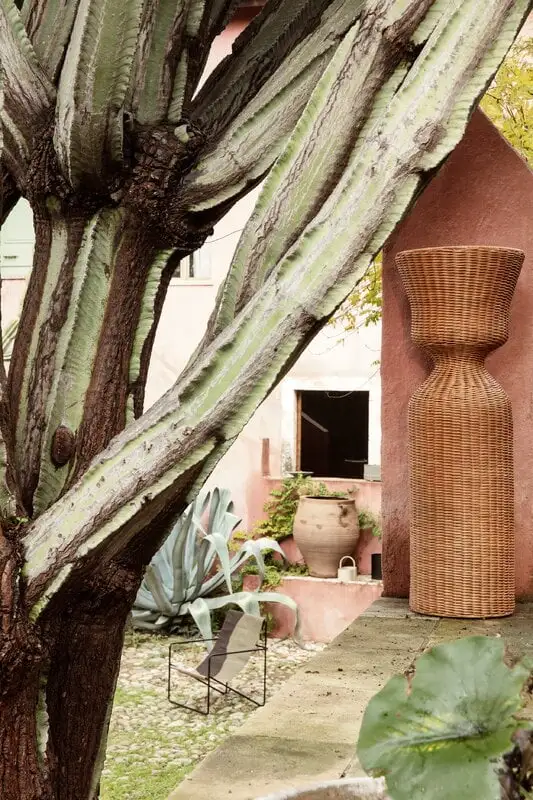 Ferm LIVING Agnes Plant Stand, 90 Cm, Rattan 5 Ferm LIVING Agnes Plant Stand, 90 Cm, Rattan - Image 4