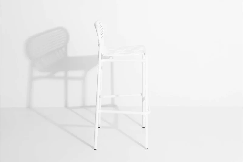 Petite Friture Week-end High Stool, White 6 Petite Friture Week-end High Stool, White - Image 4