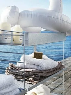 String Furniture String Outdoor Shelf 58 X 30 Cm, High, Galvanized -Fredericia Sales inspiration string system galvanized outdoor free standing 3 portrait