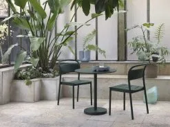 Muuto Linear Steel Side Chair, Dark Green 9 Muuto Linear Steel Side Chair, Dark Green -Fredericia Sales linear steel side chair cafe table 70 dark green platform tray kink vase V2 muuto org 150