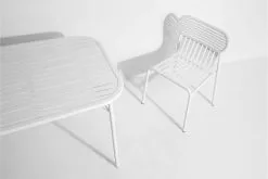 Petite Friture Week-end Chair, White -Fredericia Sales medium rectangular table week end 28729