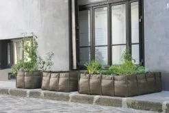 Bacsac Bacsquare 4 Fabric Planter, 140 L, Geotextile -Fredericia Sales photo 95004 1 Bacsac
