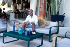 Fermob Bellevie 2-seater Sofa, Acapulco Blue - Flannel Grey -Fredericia Sales salon de jardin collection Bellevie Fermob 1 1